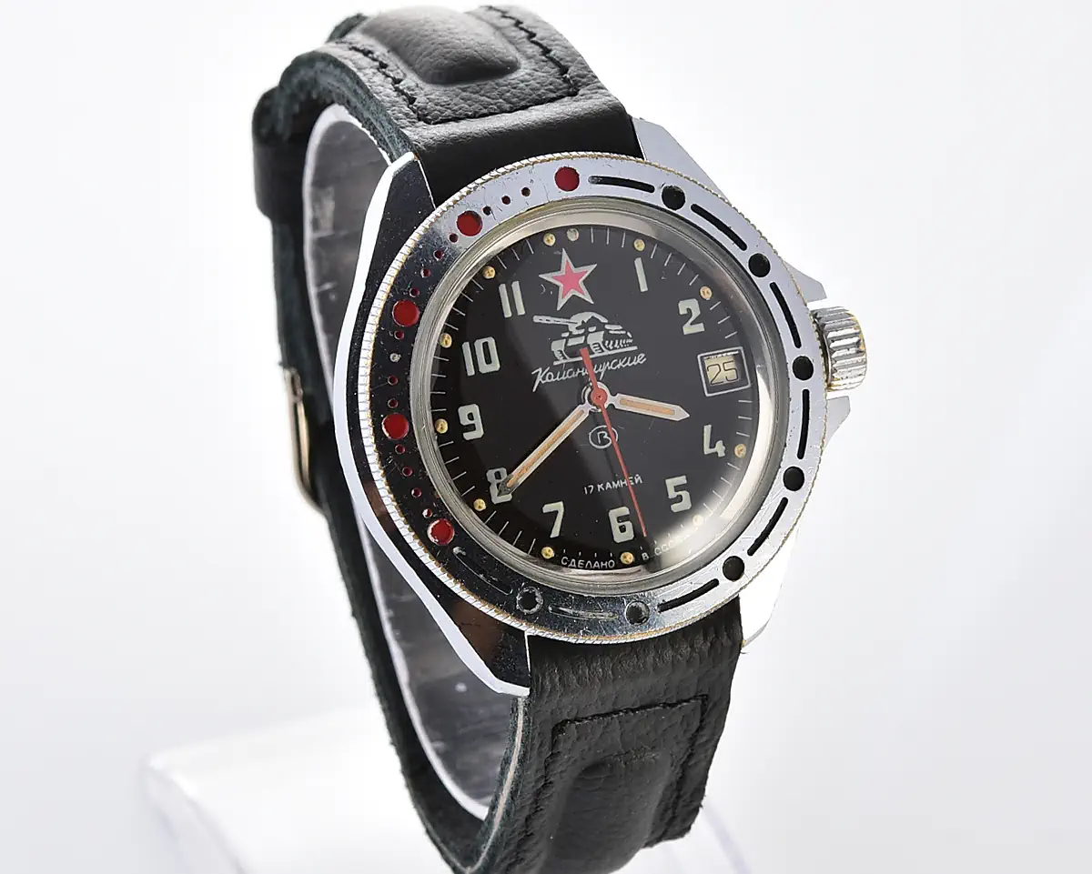 Soviet Vostok Komandirskie mechanical watch - Komandirskie Tank! - Image 3