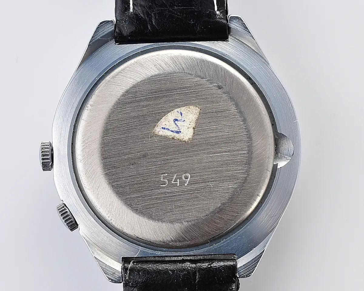 Excellent Raketa World Traveler (Goroda) wristwatch with 24 hours 2623.H mechanical movement - with Lenin!