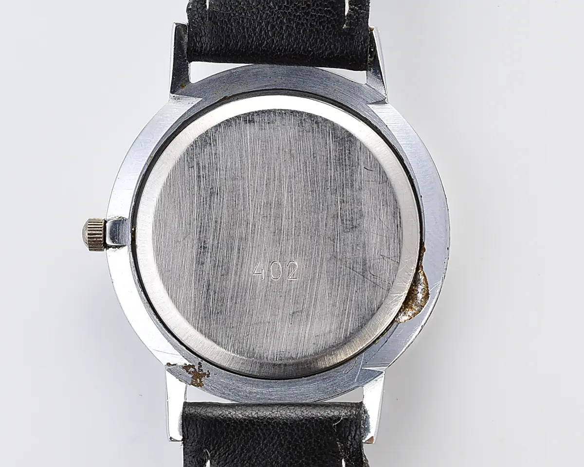 Vintage Soviet Luch quartz watch with USSR coat of arms on the dial