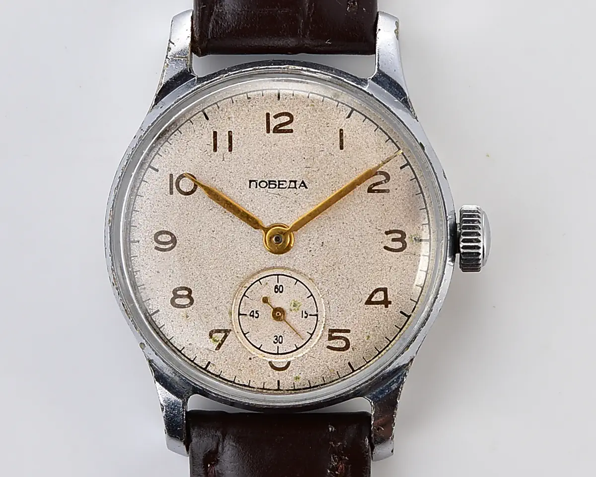 Soviet Pobeda "34-K" in uncommon hermetic case - the actual first watch in space!