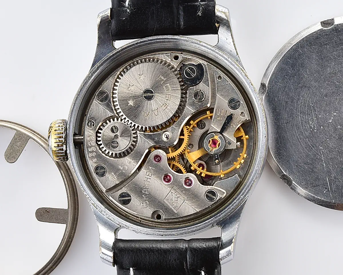 Soviet Pobeda "34-K" in uncommon hermetic case - the actual first watch in space!