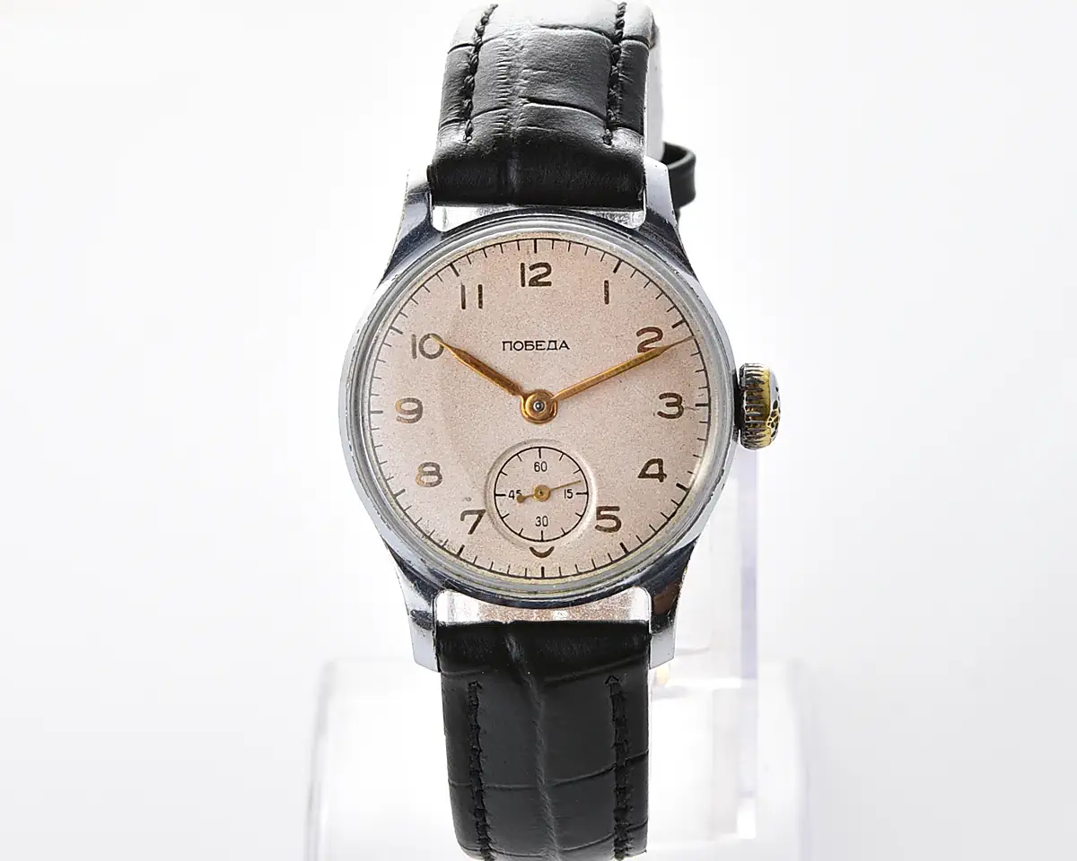 Soviet Pobeda "34-K" in uncommon hermetic case - the actual first watch in space!