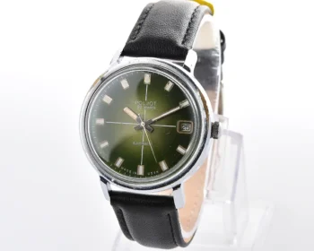 Soviet Poljot mechanical wristwatch with automatic self-winding movement