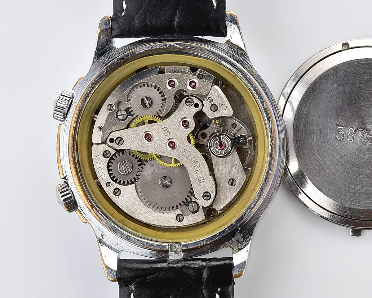 Excellent Poljot "cricket" mechanical wristwatch with alarm function!