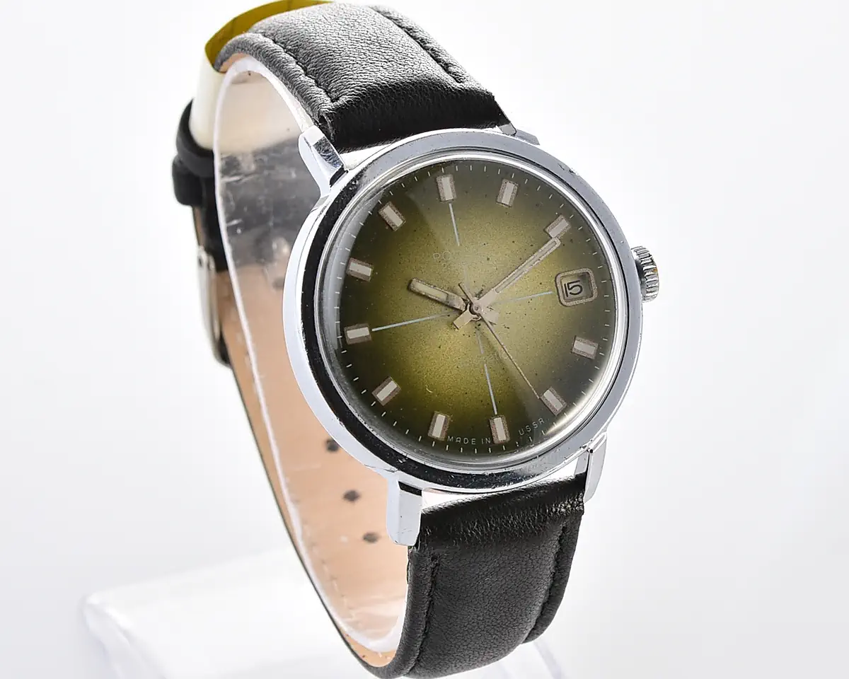 Soviet Poljot mechanical wristwatch with automatic self-winding movement