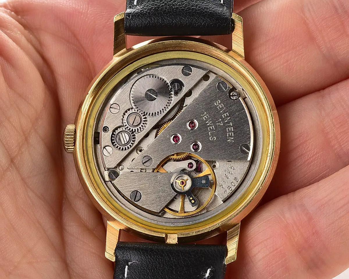 Excellent Soviet Poljot vintage gold-plated mechanical watch