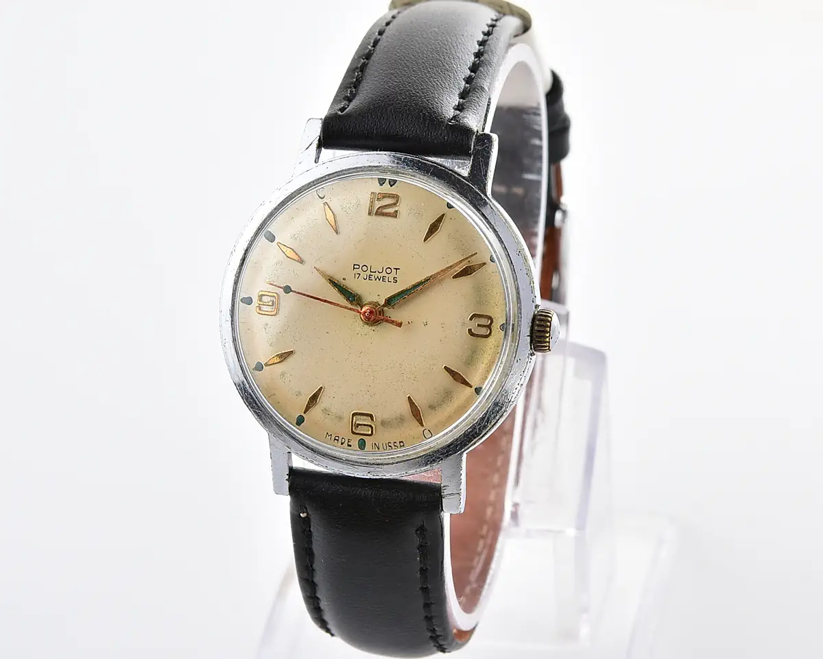 Vintage Soviet Poljot mechanical watch