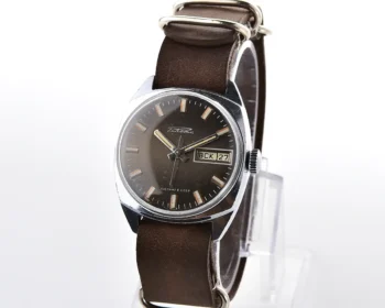 Vintage Soviet Raketa Day-Date - Brown Gradient Dial, Russian Day, Cal. 2628.H