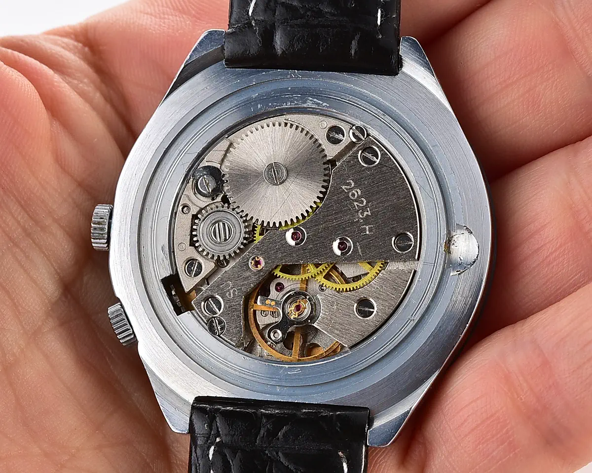 Excellent Soviet mechanical Raketa-Cities (Goroda) watch with 24 hours 2623.H mechanical movement