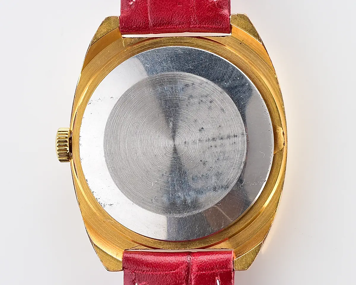 Vintage Soviet Raketa gold-plated mechanical wristwatch