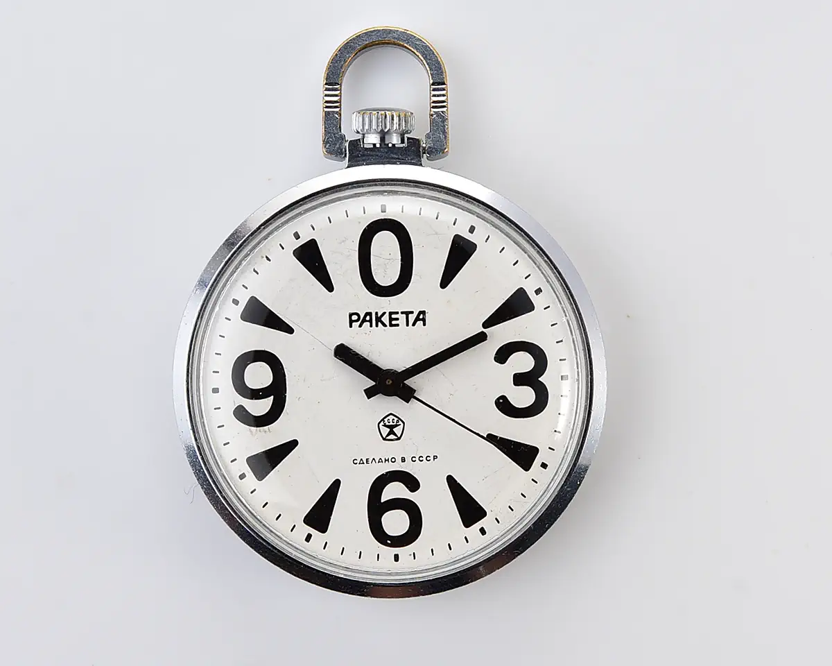 Raketa “big zero” vintage Soviet pocket watch