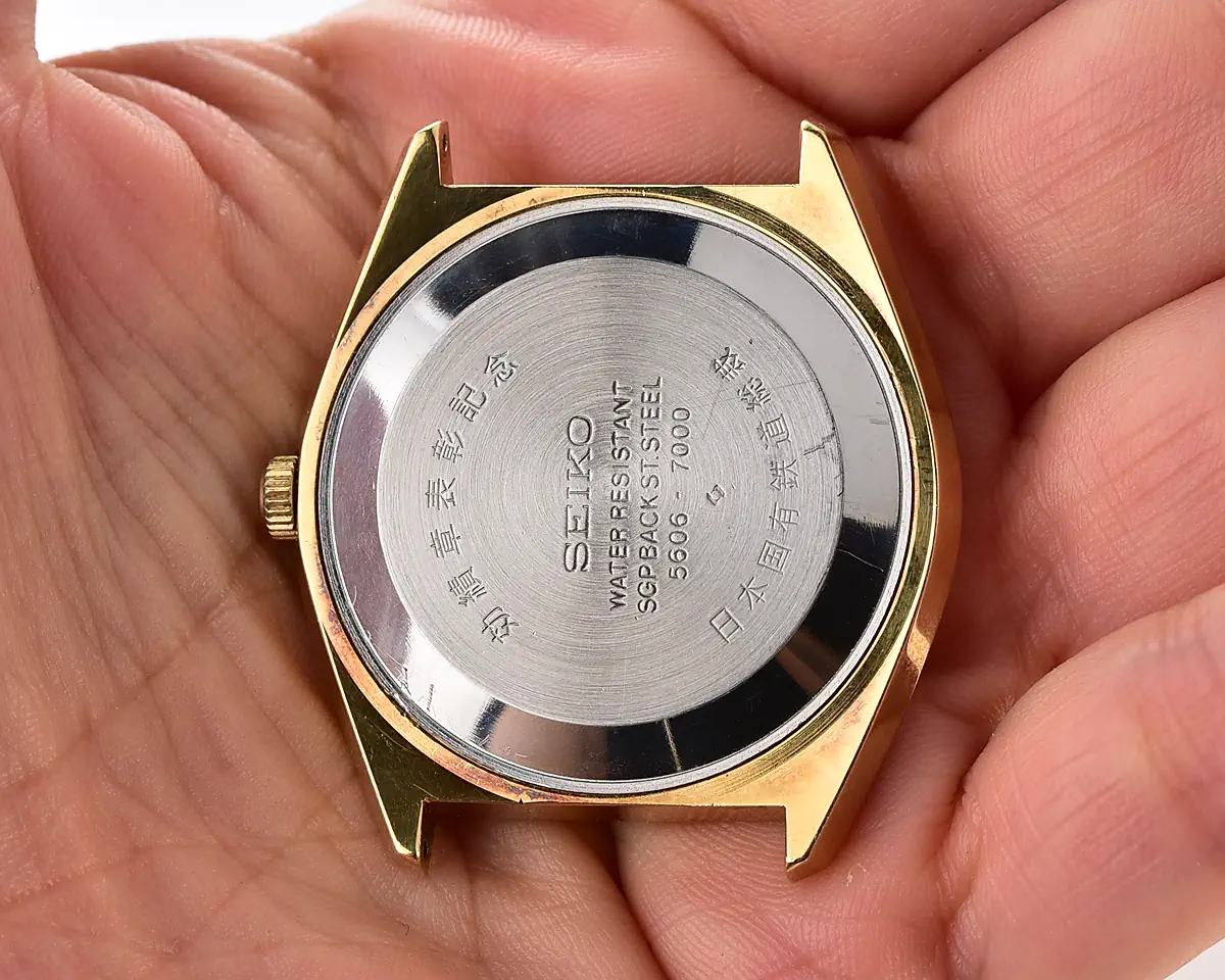 Vintage Seiko Lord Matic – Japanese National Railways Award Watch with Silver Sunburst Day-Date