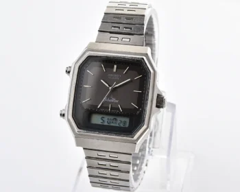 Vintage Seiko SilverWave – Charcoal Dial Ana-Digi Alarm Chronograph from December 1982