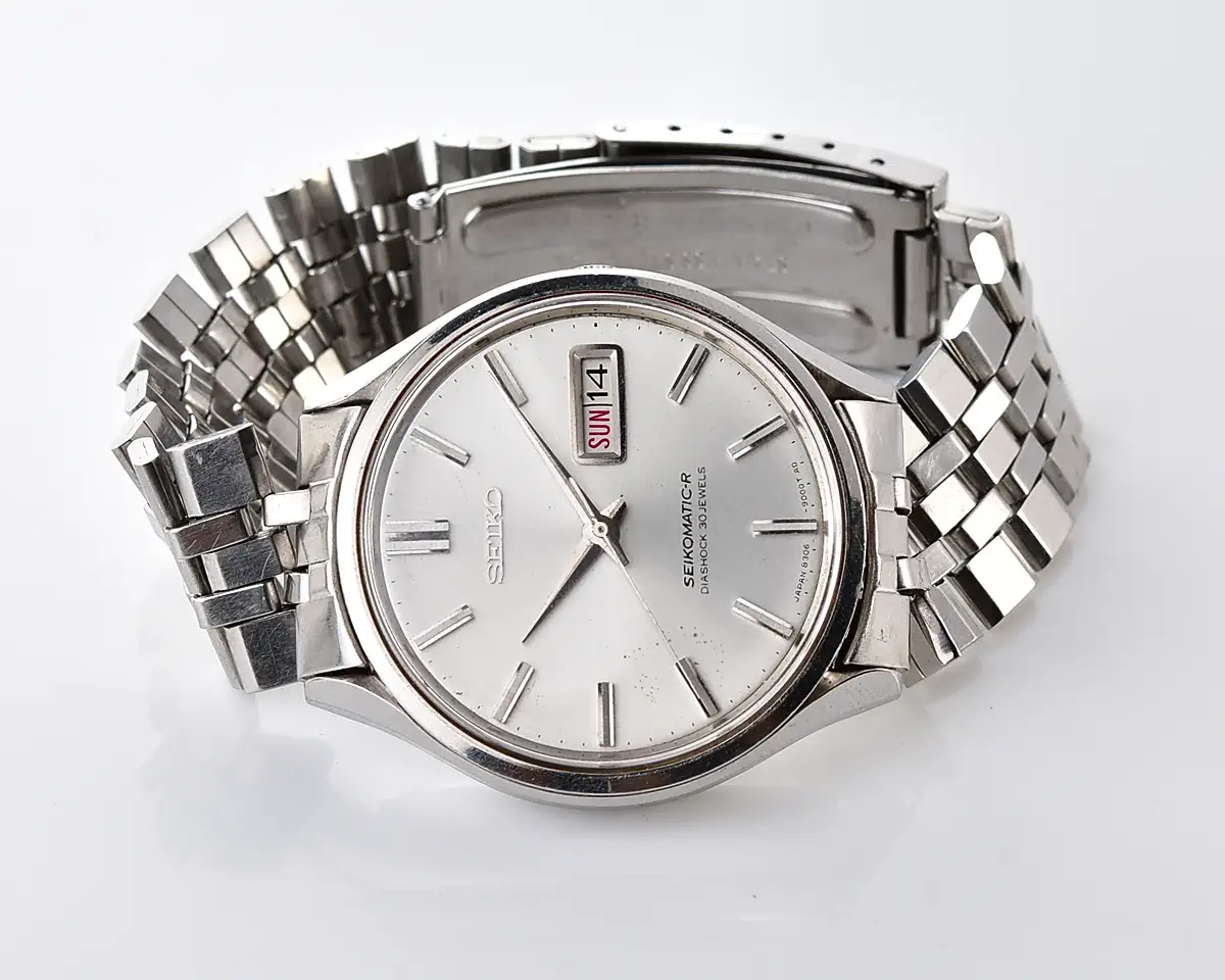 Vintage Seiko Seikomatic-R – Silver Sunburst Day-Date from November 1966