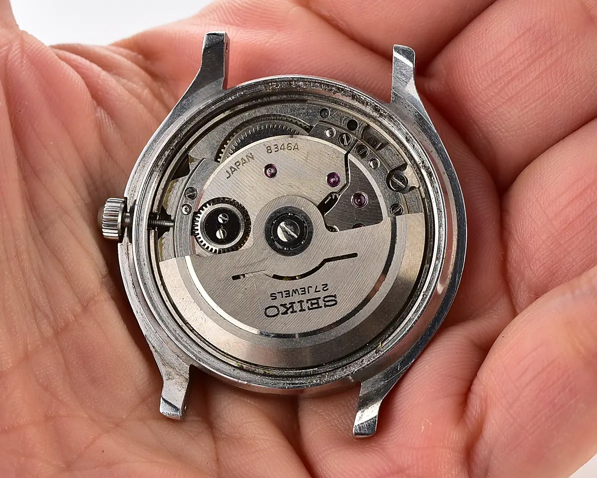 Vintage Seiko Business-A - Silver Linen Day-Date Automatic from January 1968