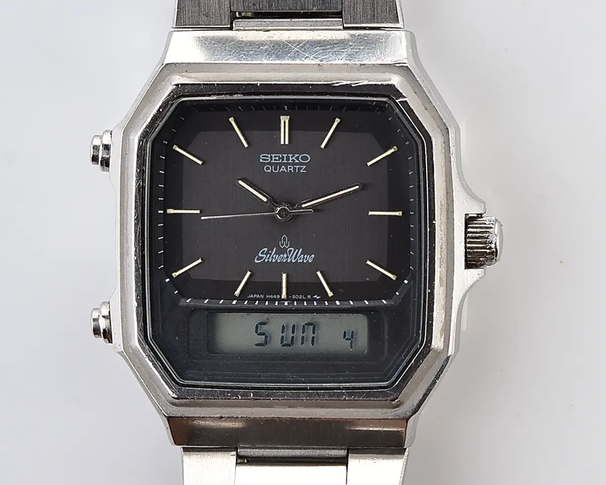 Vintage Seiko SilverWave – Ana-Digi Alarm Chronograph from February 1983