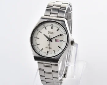 Vintage Seiko SilverWave Quartz – Silver Dial Day-Date from December 1980