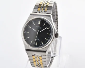 Vintage Seiko Quartz SilverWave – Black 24-Hour Dial from November 1979
