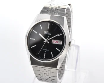 Vintage Seiko Type II – Black Dial Day-Date Quartz from September 1978