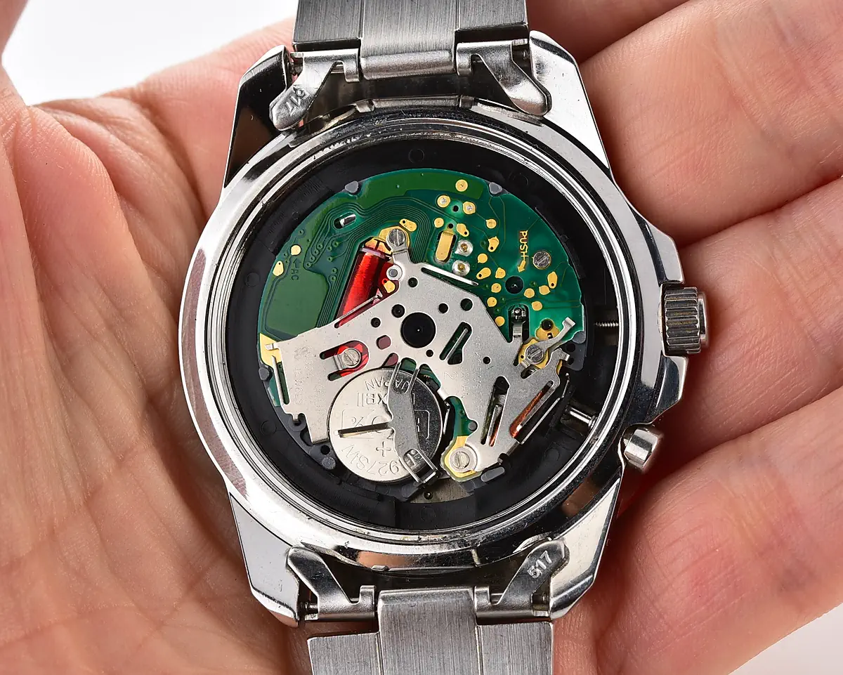 Vintage Seiko Perpetual Calendar 100M – Black Dial Quartz from November 2002