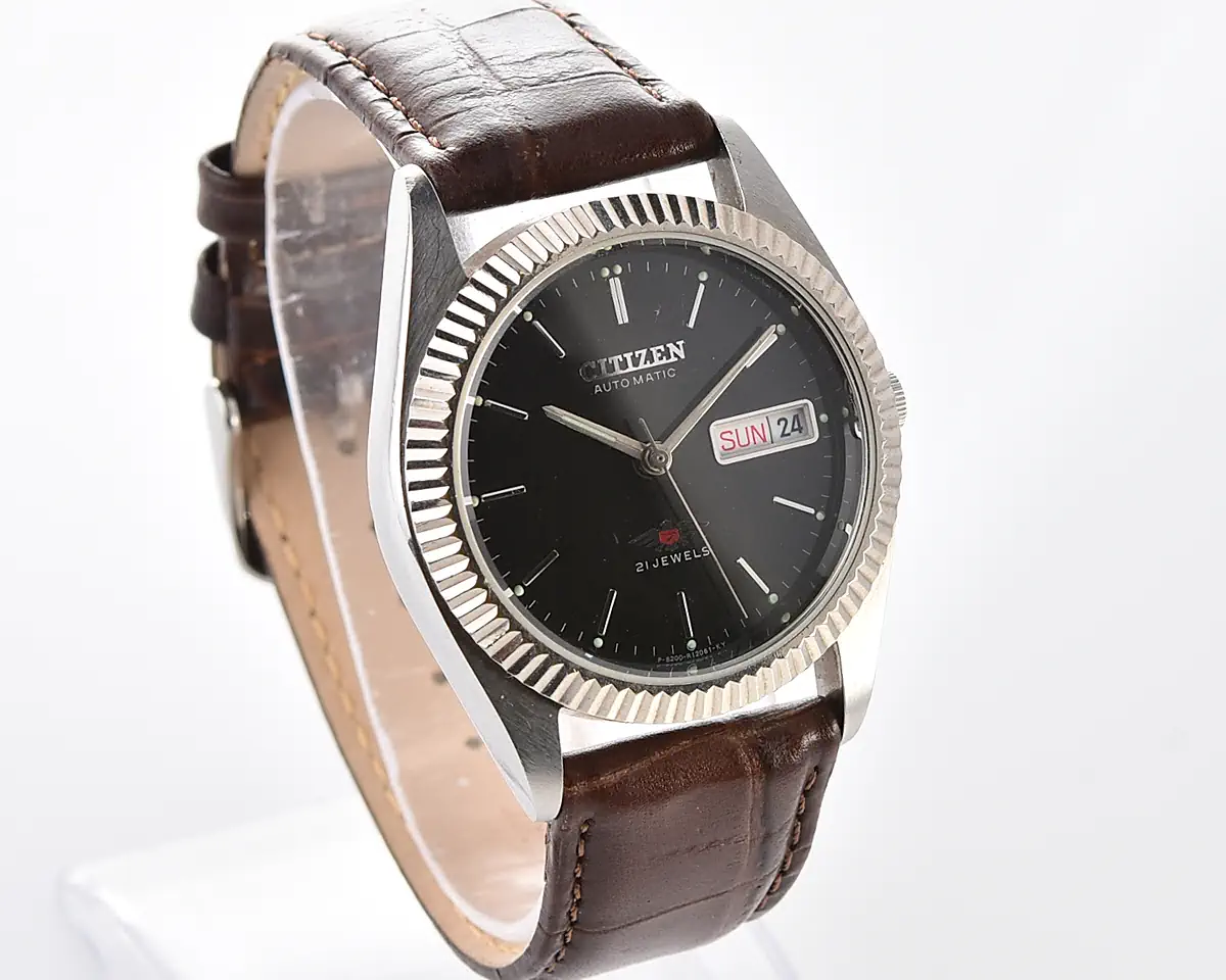 Vintage Citizen Eagle 7 – Black Dial Day-Date Automatic from November 1984