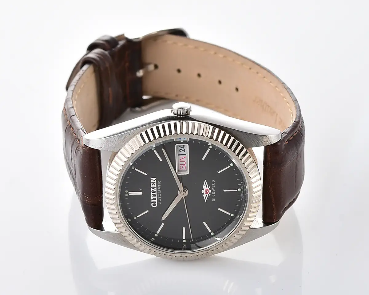 Vintage Citizen Eagle 7 – Black Dial Day-Date Automatic from November 1984