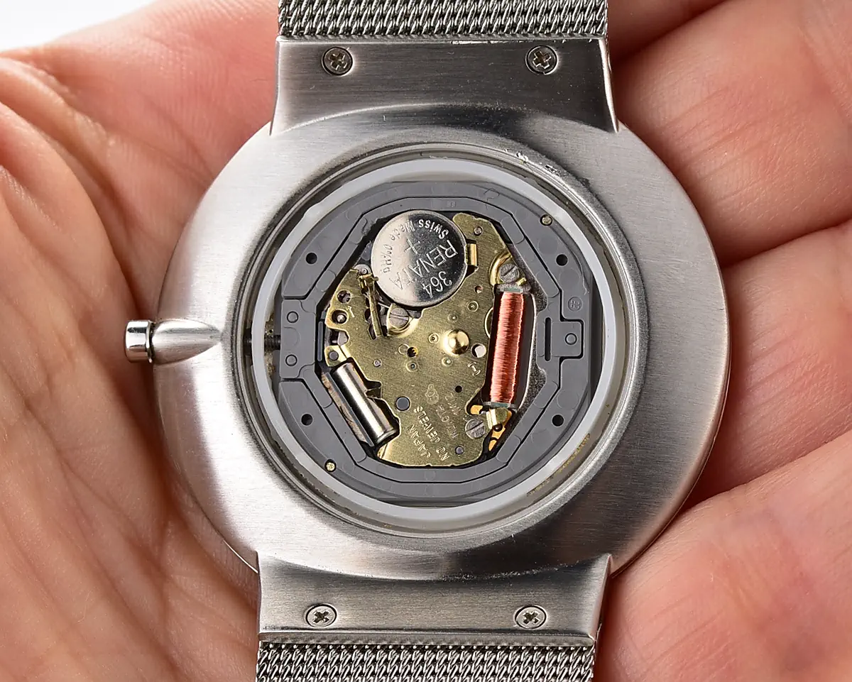 Vintage Skagen Steel Collection – XL 40 mm Silver Dial Mesh Quartz
