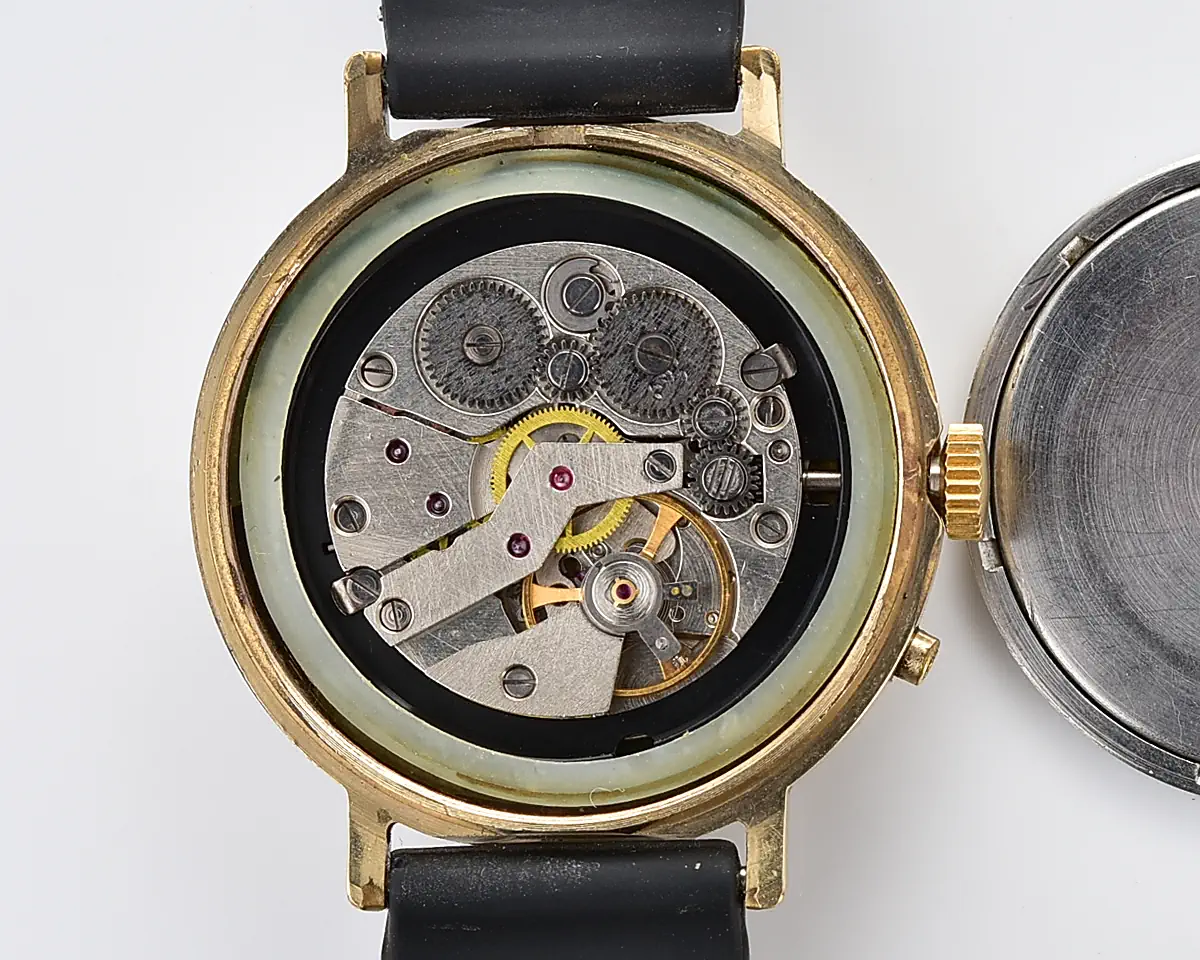 Gold-plated Slava Soviet mechanical vintage watch - Image 12