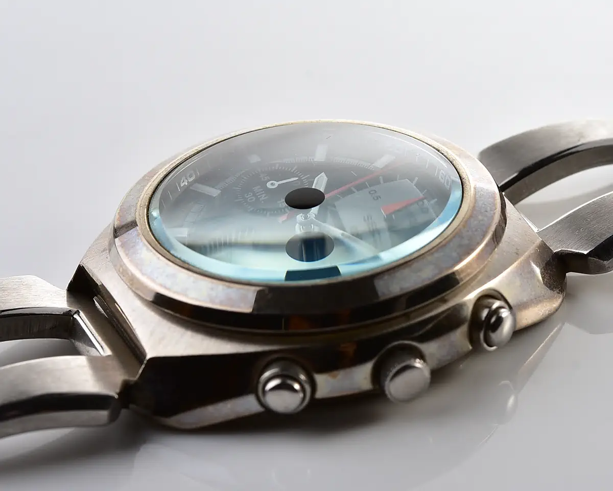 Vintage Alba AKA Chronograph – Black Dial 1/10 Sec Quartz from August 1996 - Image 10