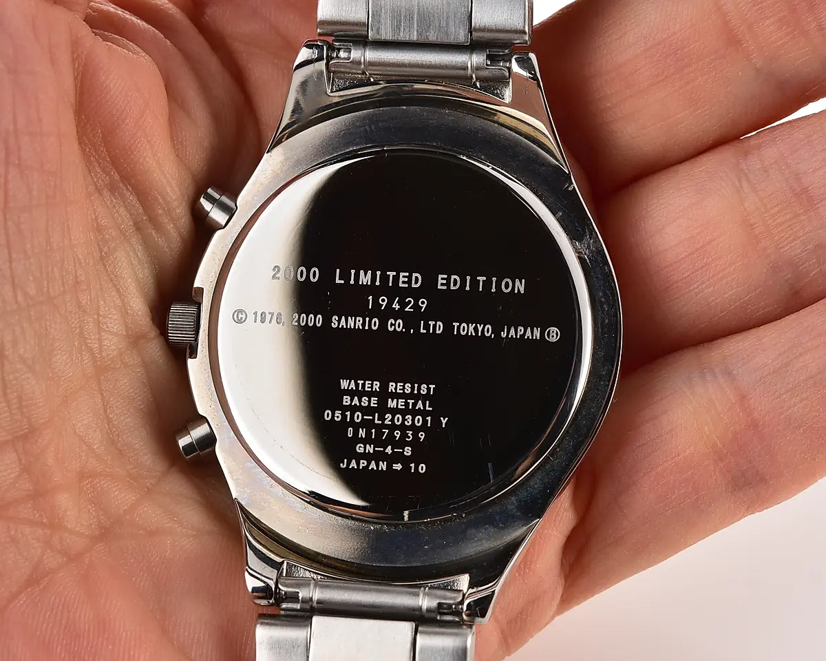 Vintage Citizen Hello Kitty Chronograph – Red Dial 2000 Limited Edition, complete with box & manual, from 2000 - Image 13
