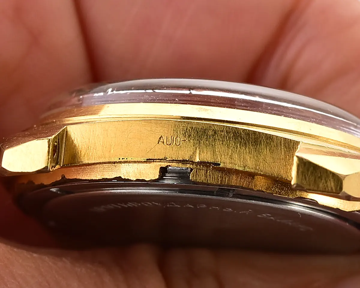 Soviet gold-plated Vostok Komandirskie mechanical watch with burgundy dial – Zakaz MO CCCP - Image 11