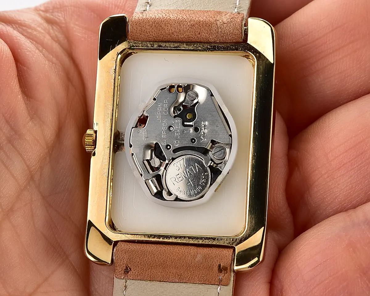Poljot gold-plated quartz watch – a gift from the president of 🇺🇦 Ukraine, from May 2004 - Image 19
