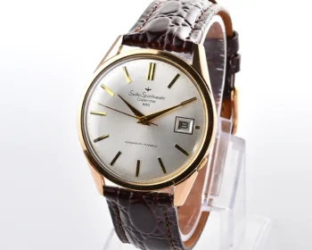 Vintage Seiko Sportsmatic Calendar 820 – Gold-Plated Silver Sunburst Date Automatic from October 1964