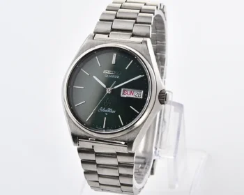 Vintage Seiko SilverWave Quartz – Green Dial Day-Date from October 1979