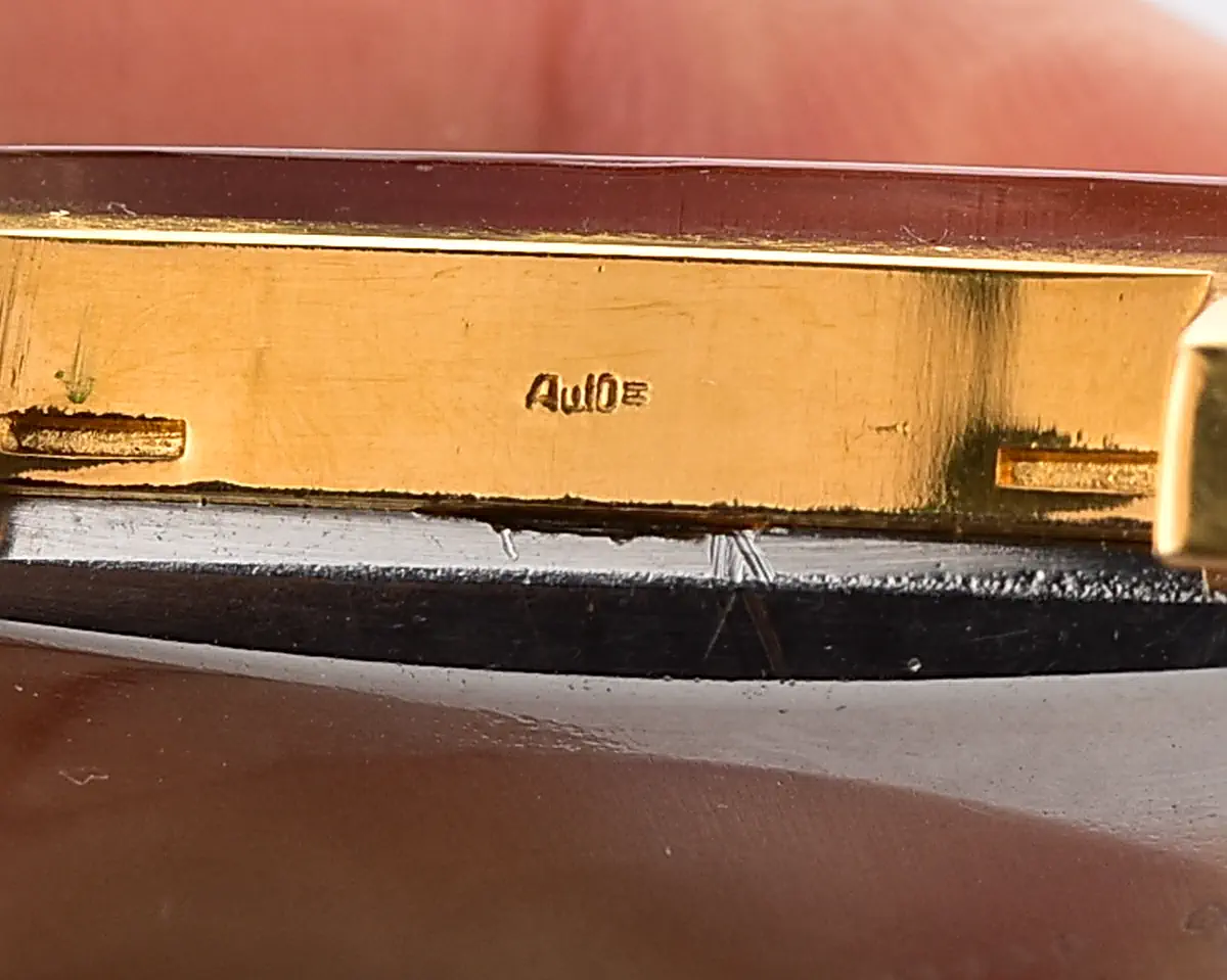 Square Slava Soviet gold-plated mechanical watch with date - complete with box & passport, from January 1976 - Image 12