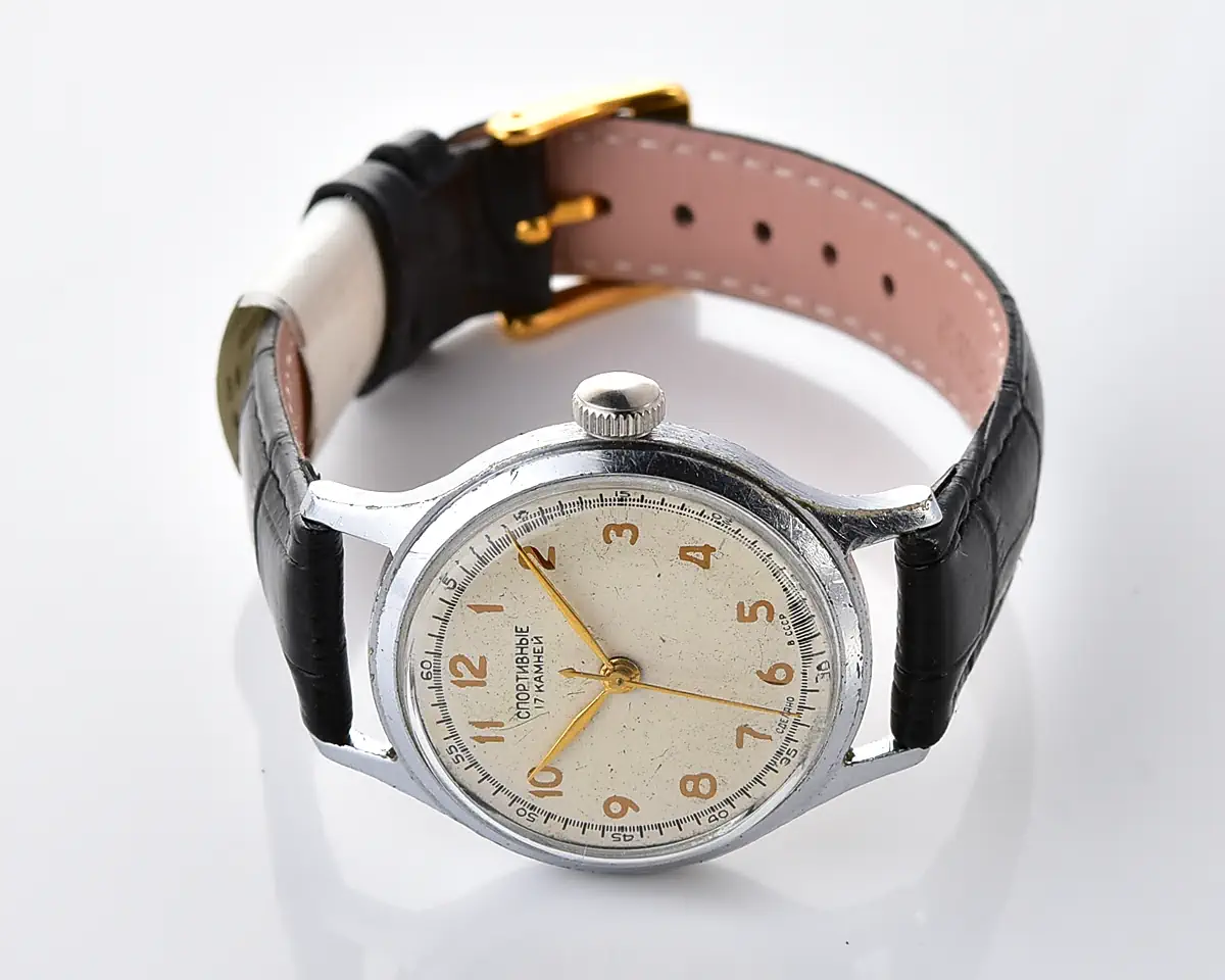 Vintage Soviet Sportivnie 17 jewels mechanical watch from the late 1950s - Image 6
