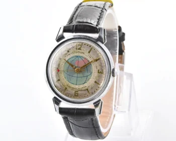 Vintage Soviet Sputnik watch with original globe dial