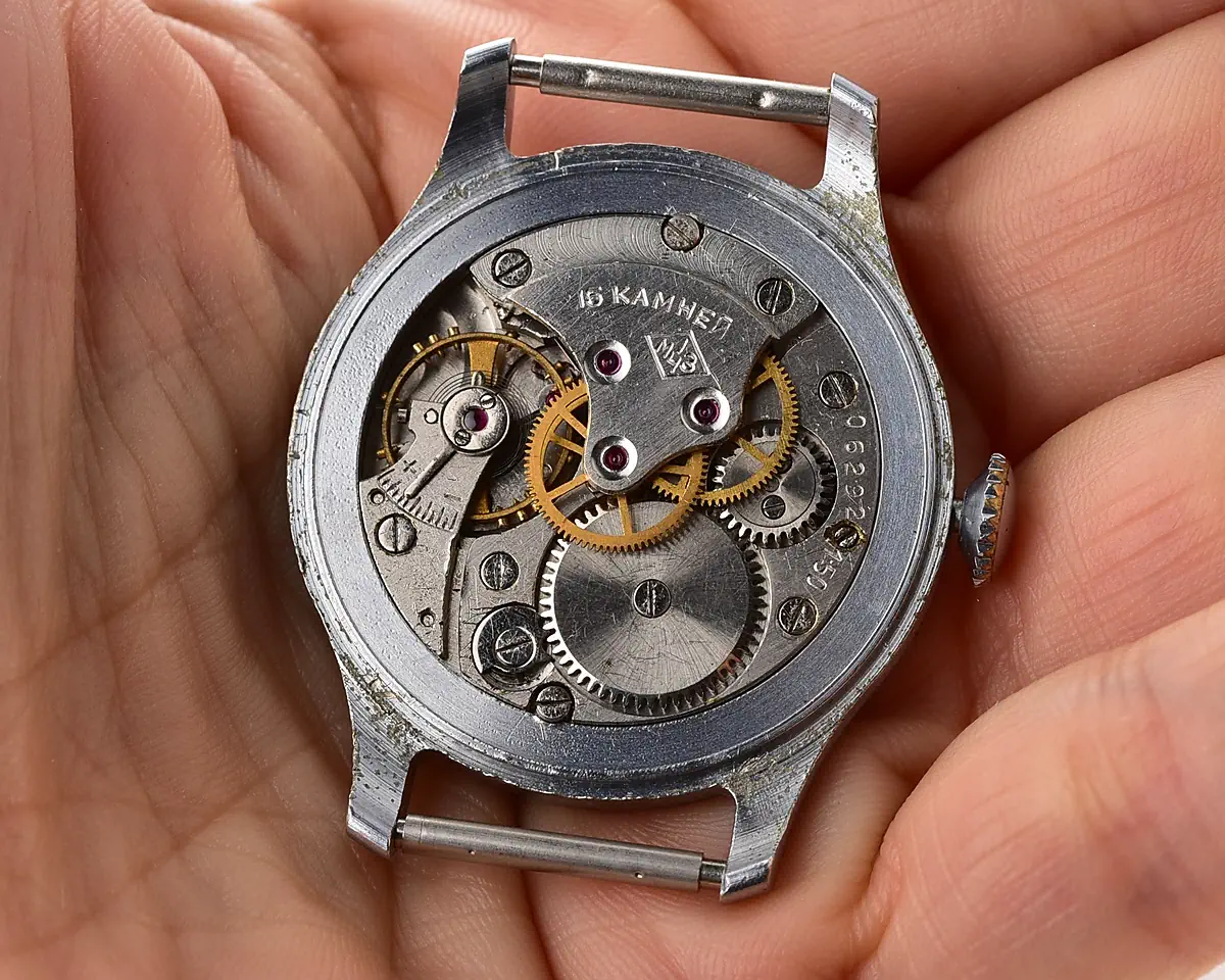 Rare: Sturmanskie Type 1 Soviet mechanical watch with compass strap – the original Air Force pilot's watch, from the 1st quarter of 1950! - Image 12