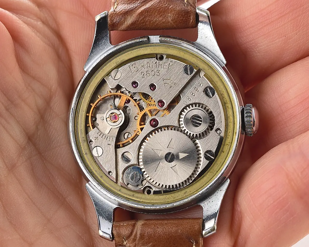 Soviet Svet "Light" vintage mechanical watch with silver guilloché dial, EChL factory, 1960s - Image 13