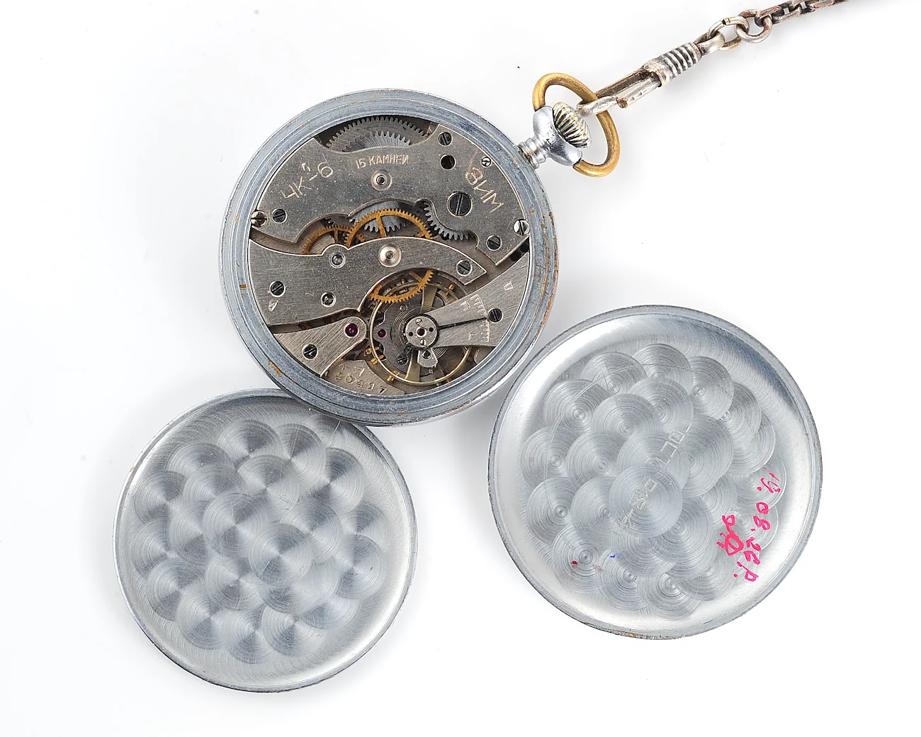 Pocket Soviet ZiM - hefty mechanical watch from the 4th quarter of 1947! - Image 8