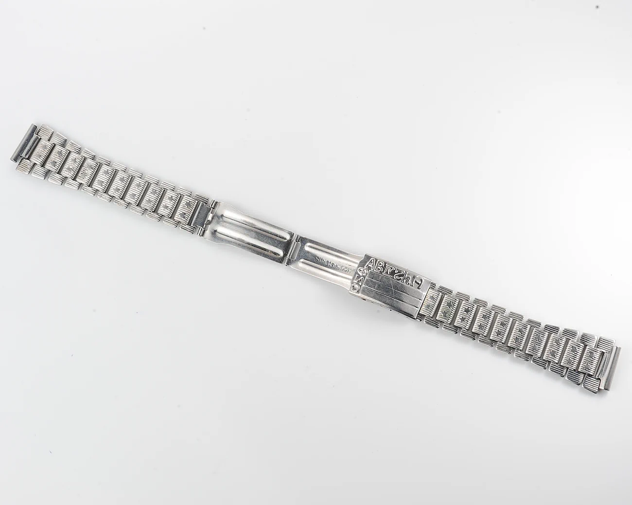 Vintage Soviet "Afgan" stainless steel 18mm x 195mm watch bracelet - AB(IV)Rh(i) blood type - Image 8