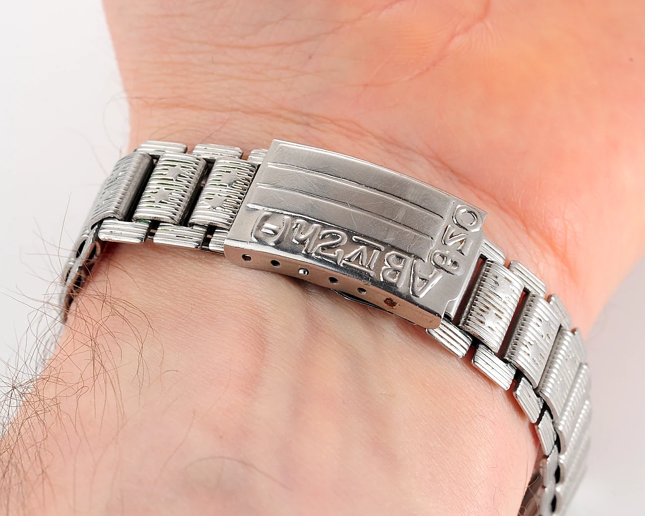 watch accessory steel bracelet Afgan blood type 21144-SCS_2705