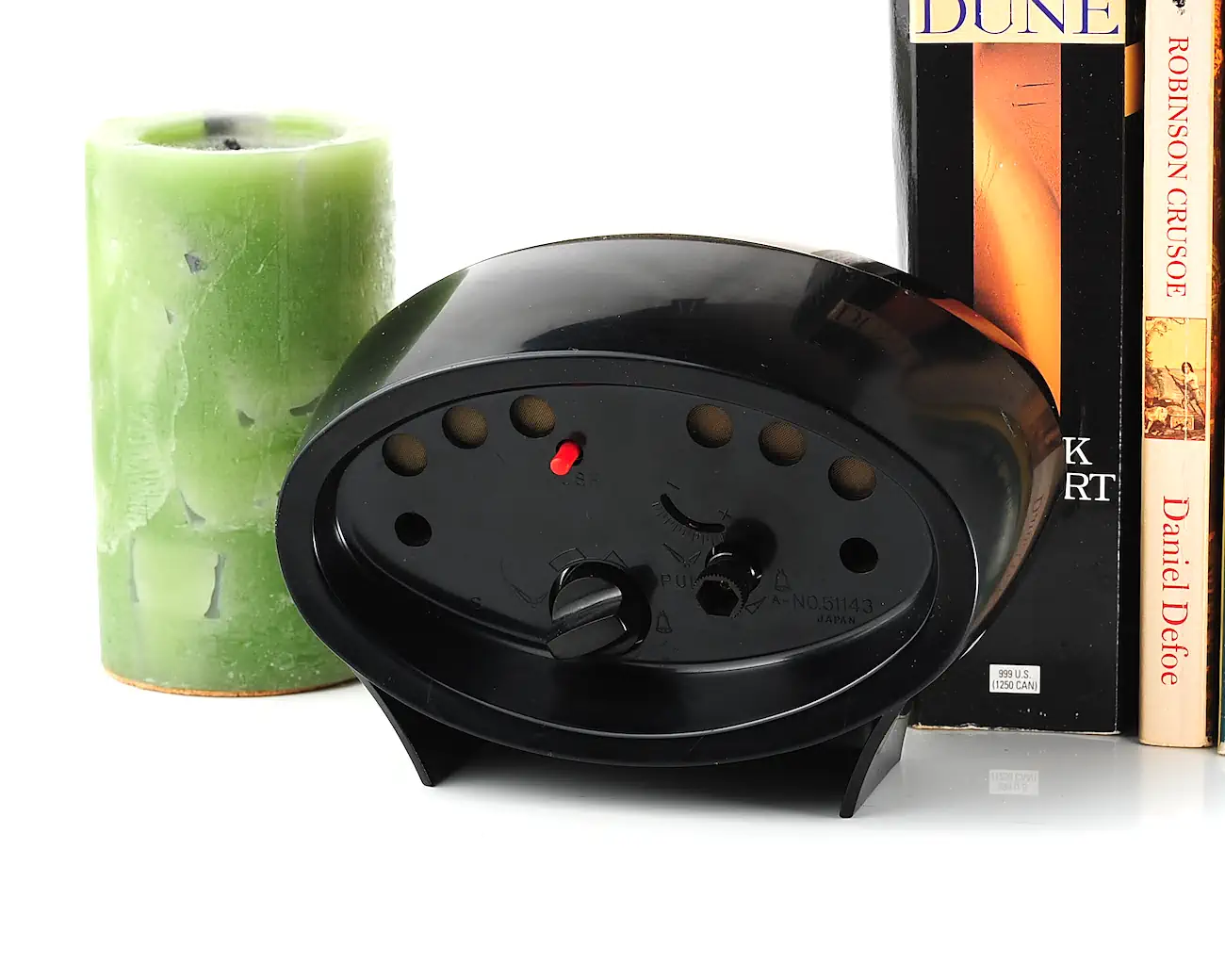CITIZEN Space Age Oval Table Alarm Clock Showa 21552-SWS_3180