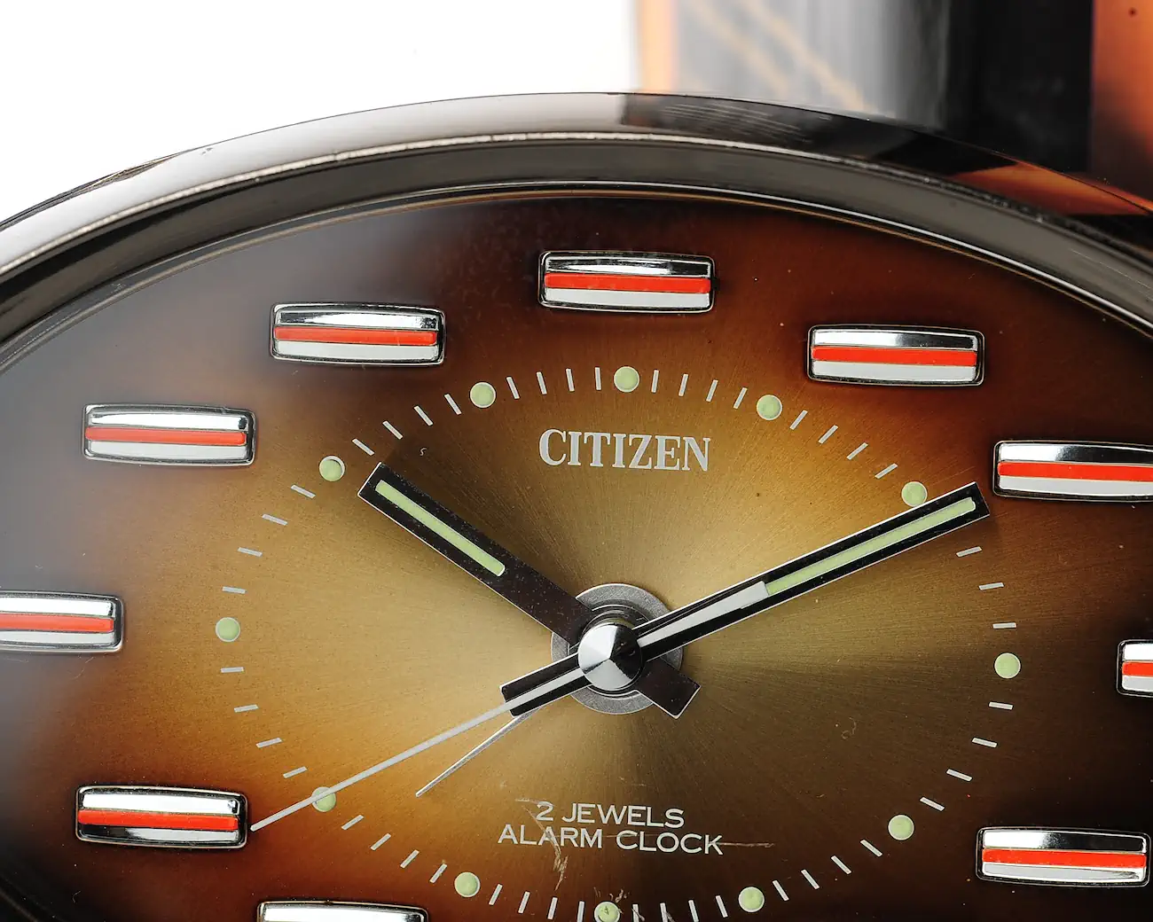 CITIZEN Space Age Oval Table Alarm Clock Showa 21552-SWS_3182