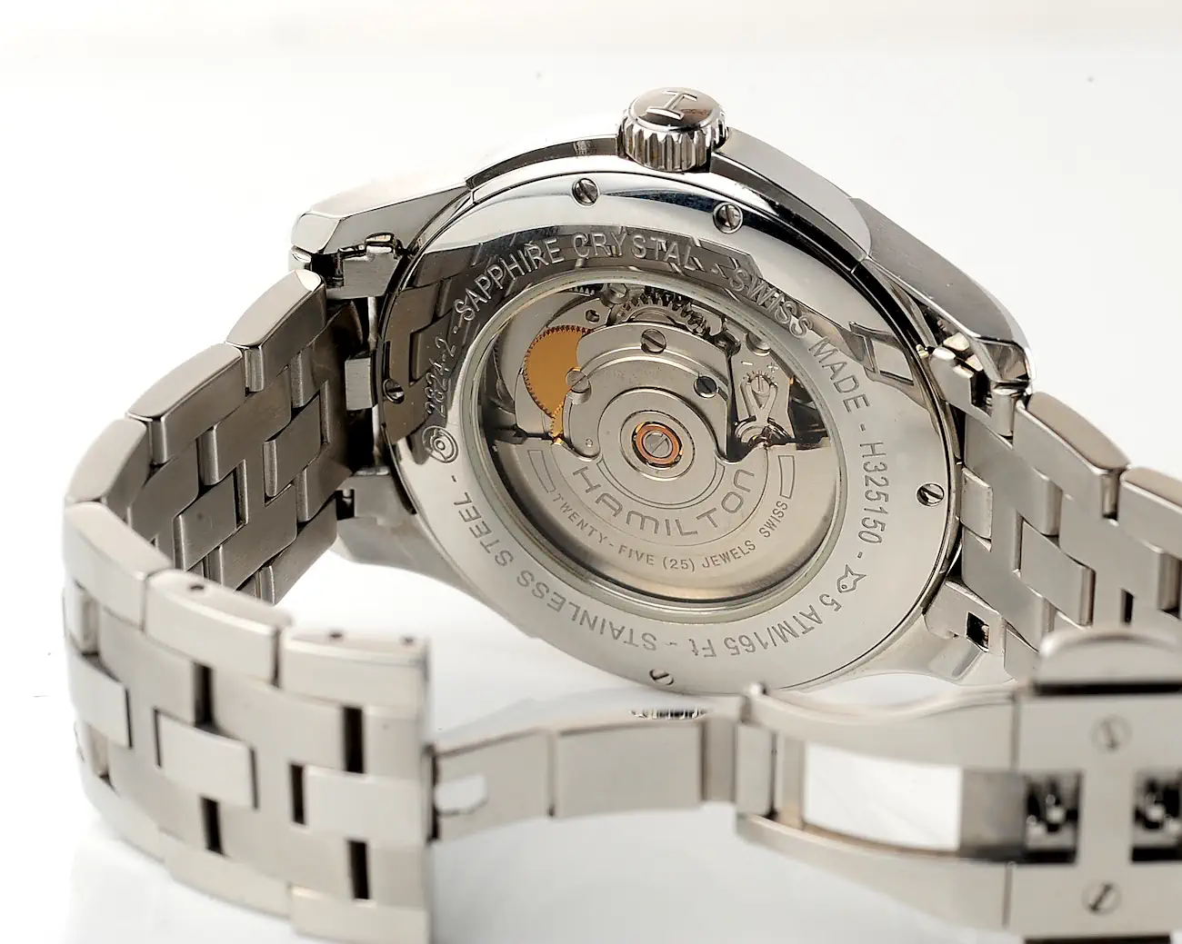 Hamilton Jazzmaster Viewmatic Swiss automatic watch with ETA 2824-2 – black dial, complete with box & booklet - Image 17