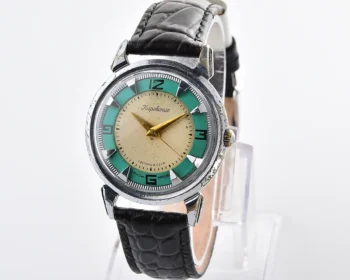 Vintage Soviet Kirovskie "Crab" 1950s - Turquoise & Cream Two-Tone Dial, Cal. 2408