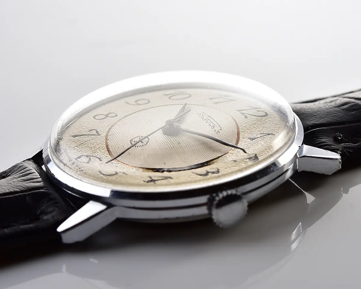 Vintage Soviet Raketa mechanical watch with cream two-tone dial and Breguet-style Arabic numerals, 1970s-80s - Image 10