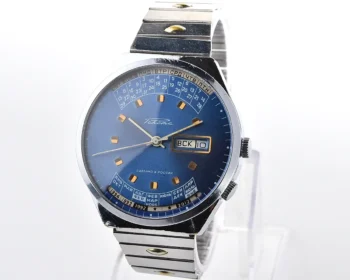 Vintage Raketa Perpetual Calendar - Blue Dial, Steel Bracelet, Cal. 2628.H