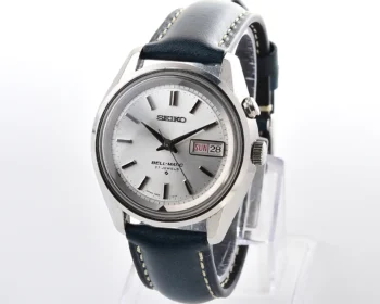 Vintage Seiko Bell-Matic – Silver Sunburst Automatic Alarm Day-Date from August 1974