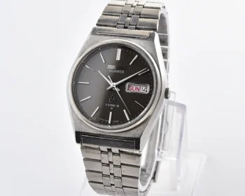 Vintage Seiko Type II – Charcoal Grey Day-Date Quartz from July 1978